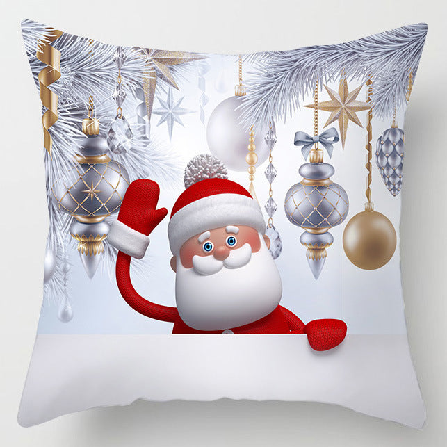 Christmas Snowman Decorative Pillow