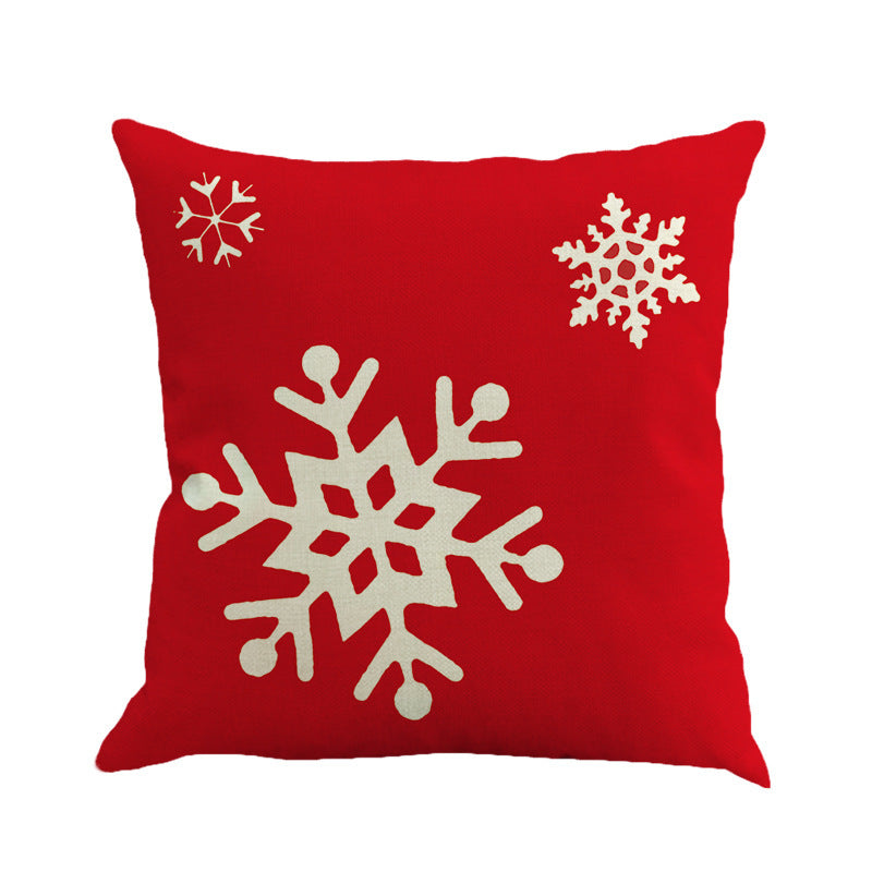 Christmas linen pillow - Christmas decoration