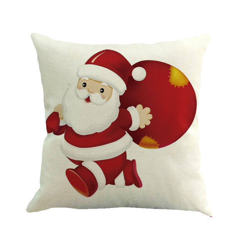 Christmas linen pillow - Christmas decoration