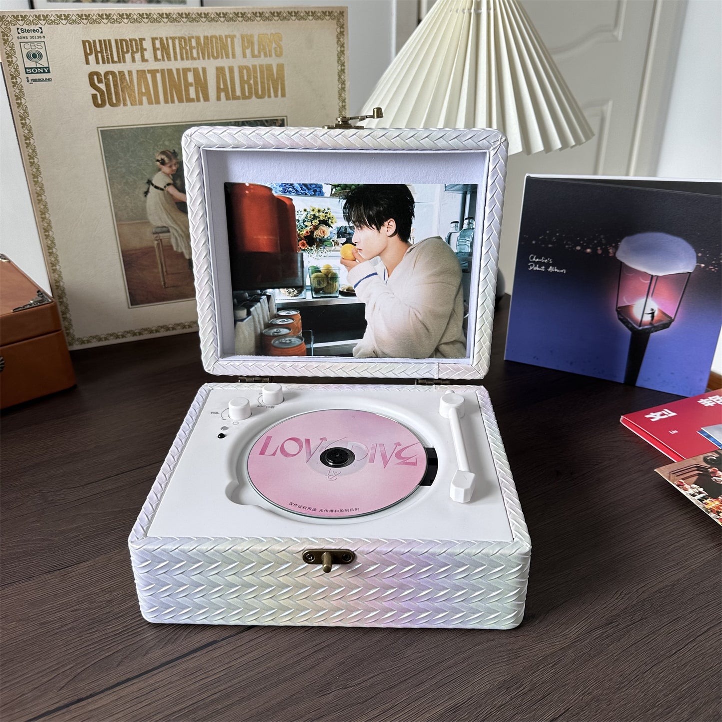 Odtwarzacz CD Star Album Dysk z Głośnikiem Retro Bluetooth Audio