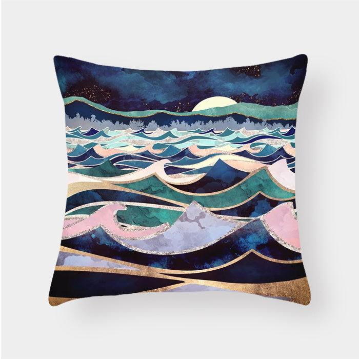 Landscape Pattern Pillow Cover
