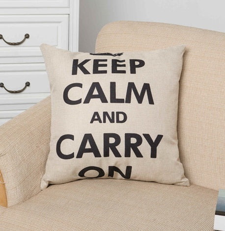 Love Curtain Pillow - Creative Linen Pillowcase for Valentine's Day