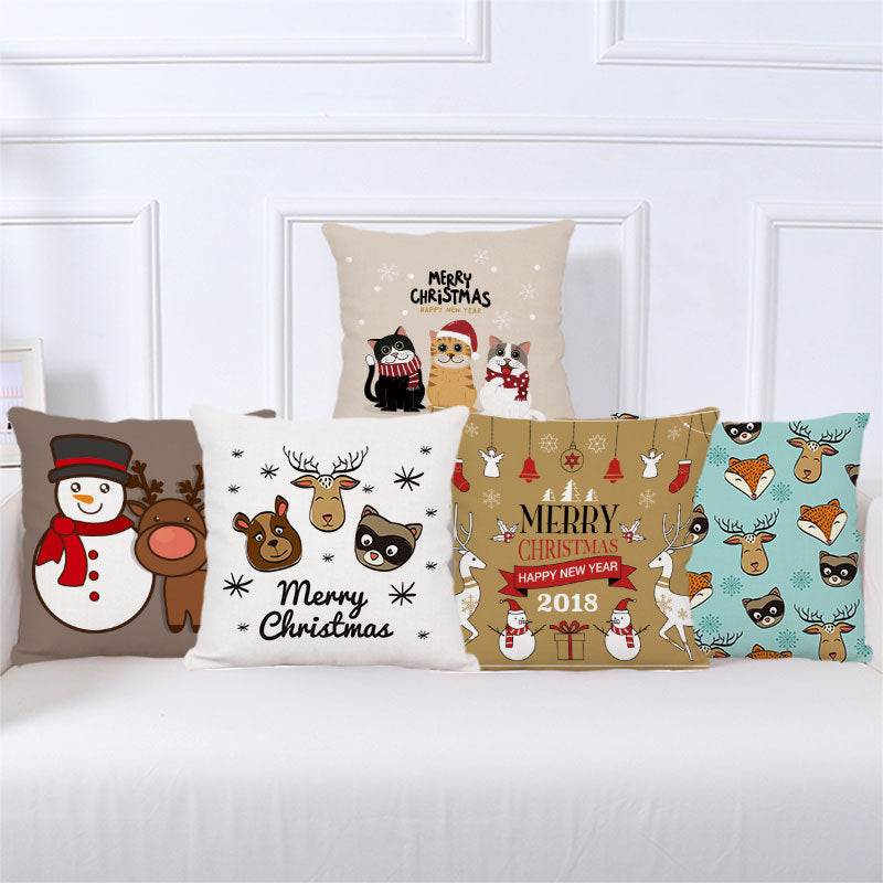 Christmas Pillow with a Fairytale Motif