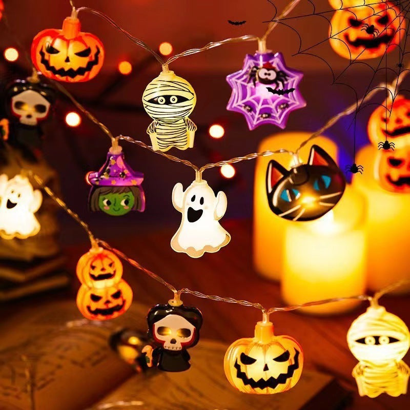 Łańcuch Oświetleniowy Halloween z Miękkiego PVC