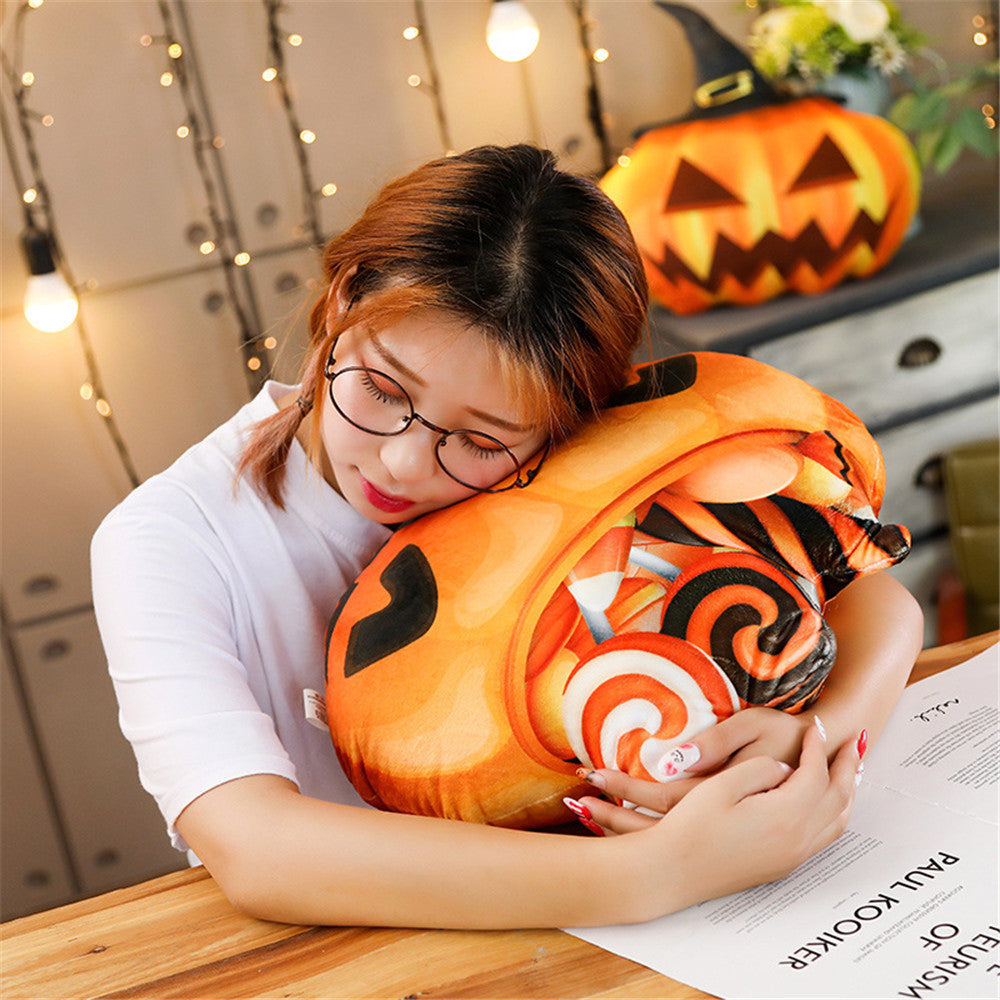 Funny Pumpkin Pillow - Adorable Fall Decoration