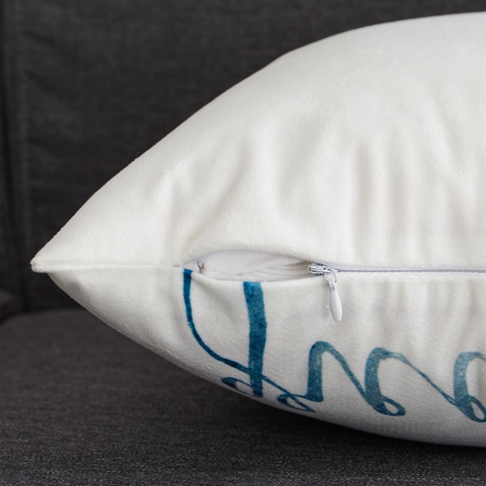 Funda de almohada con patrón geométrico