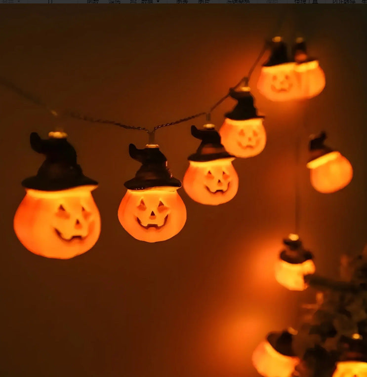 Łańcuch Oświetleniowy Halloween z Miękkiego PVC