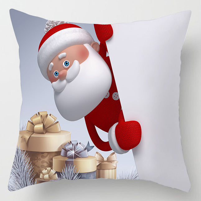 Christmas Snowman Decorative Pillow