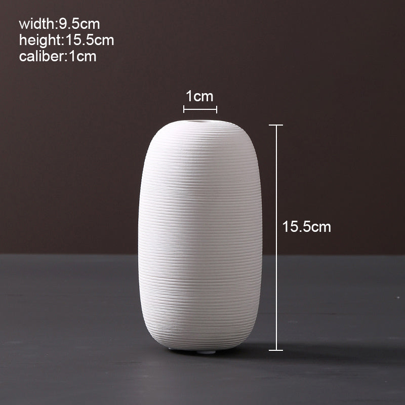 Wazon ceramiczny w stylu skandynawskim