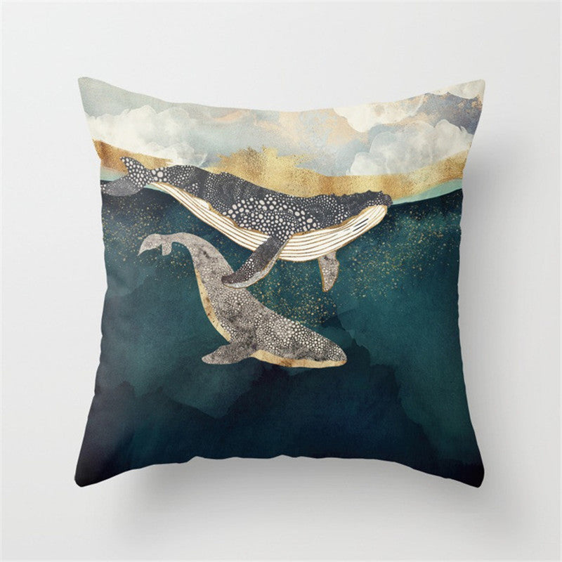 Landscape Pattern Pillow Cover