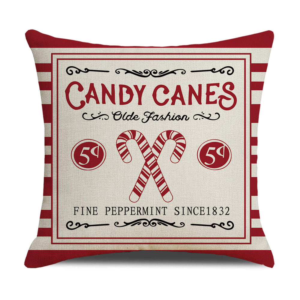 Red Christmas Pillow Cover