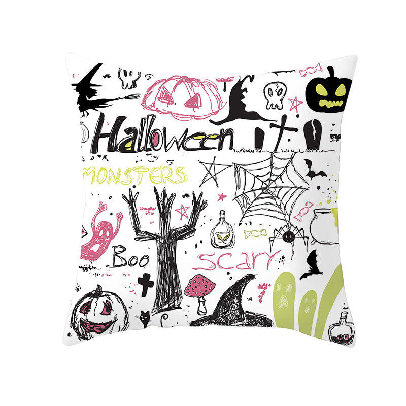 Poszewka Halloweenowa - Nowoczesny Design 45x45cm