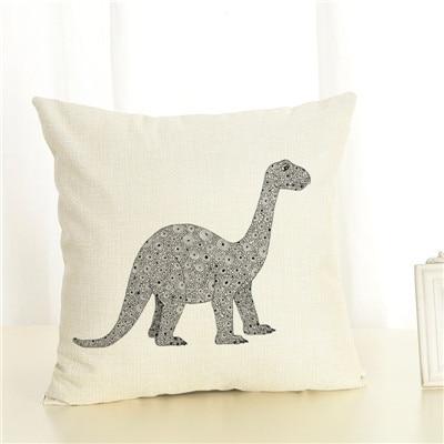 Fundas de almohada de dinosaurios: diseños suaves y elegantes