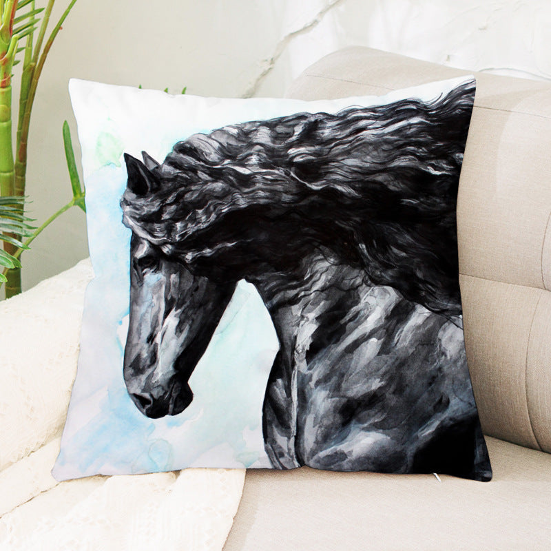 Super Miękka Poszewka na Poduszkę z Lnianego Weluru