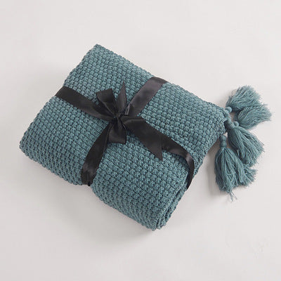 Nordic Tassele Blanket - Multifunctional Sofa Cover, Office Blanket, Bed Towel