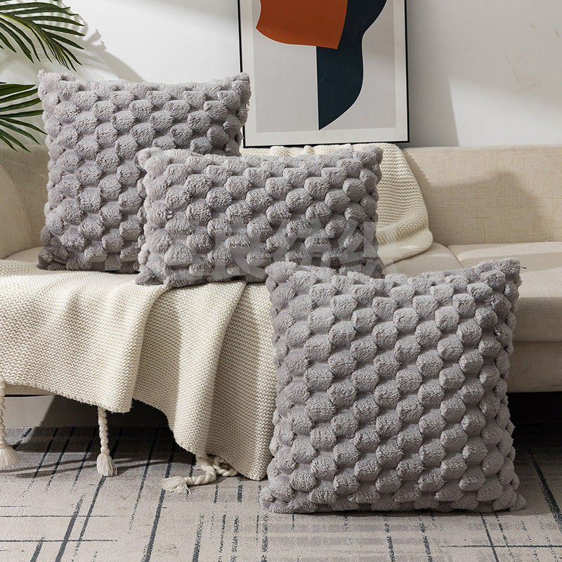 Pokrowiec na Poduszkę Woven Fleece w Jednolitym Kolorze