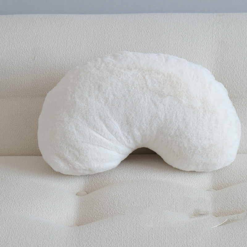 Modern Geometric Pillow Black and White