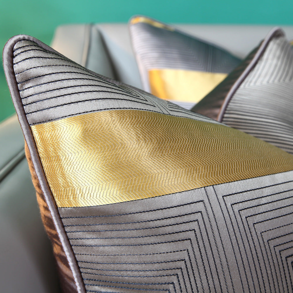 Funda de almohada a rayas para el hogar