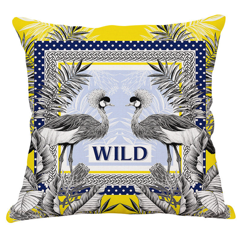 Funda de almohada de lino Cotton Rain: ropa de cama suave y elegante