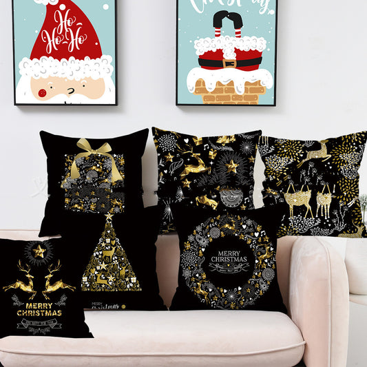 Poszewka na poduszkę z nadrukiem z materiału brzoskwiniowego do sofy i biura