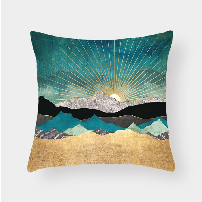 Landscape Pattern Pillow Cover