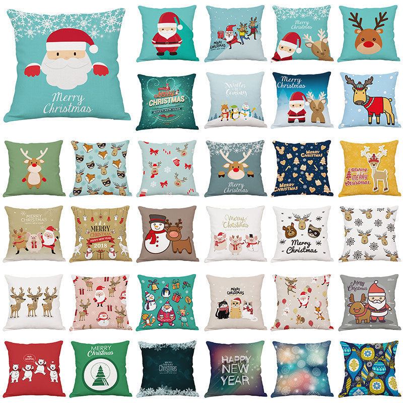 Christmas Pillow with a Fairytale Motif