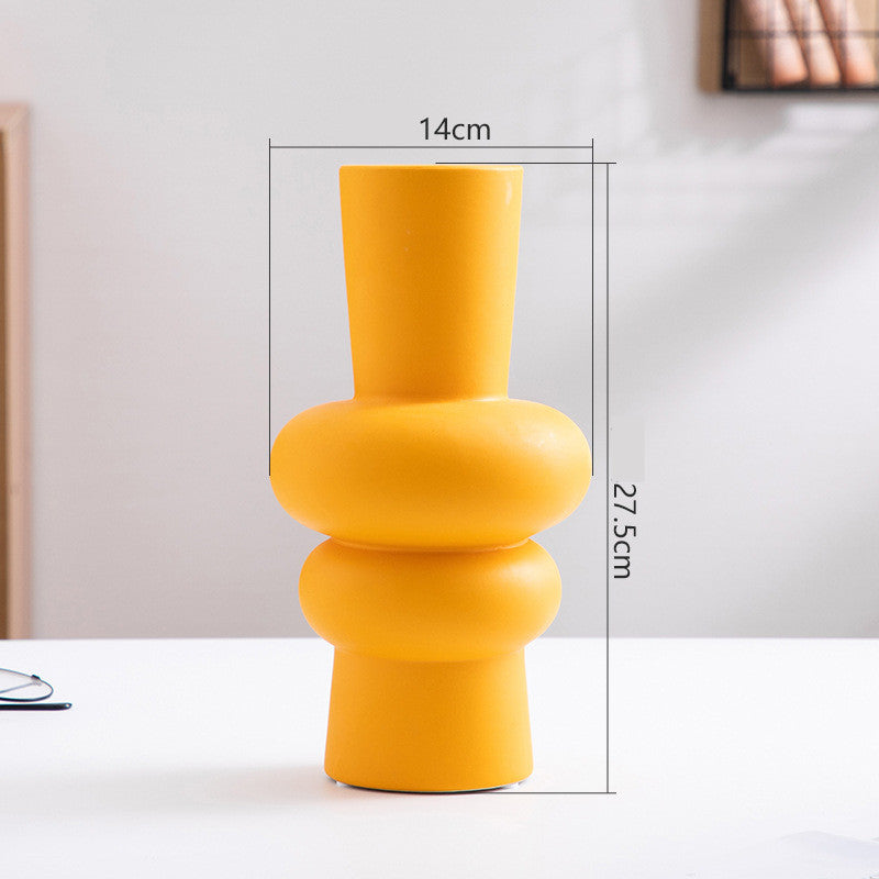 Ceramiczny Wazon Kwiatowy Nordic Minimalistyczna Dekoracja do Salonu