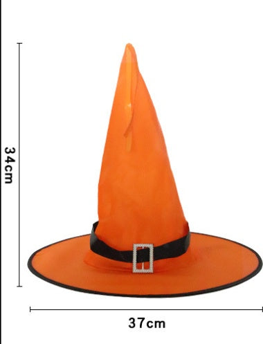 Halloween Decoration – Witch Hat LED Lights with Elf Ears for Kids