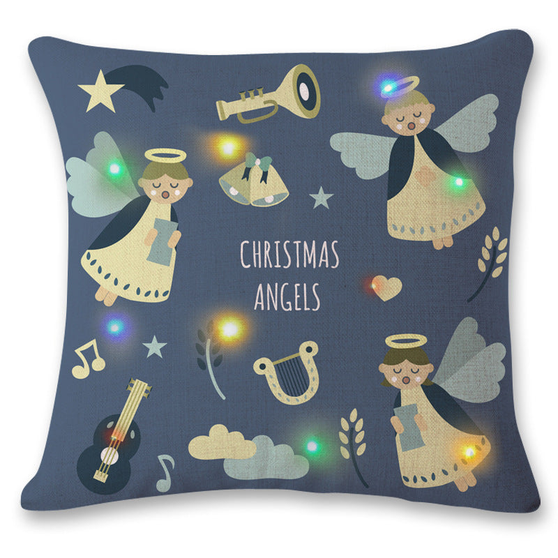 LED Christmas Pillow - New Flashing Lights