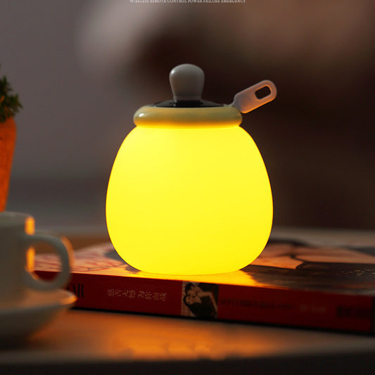Kreatywna Lampa Nocna LED z Pilotem do Dekoracji Wnętrz