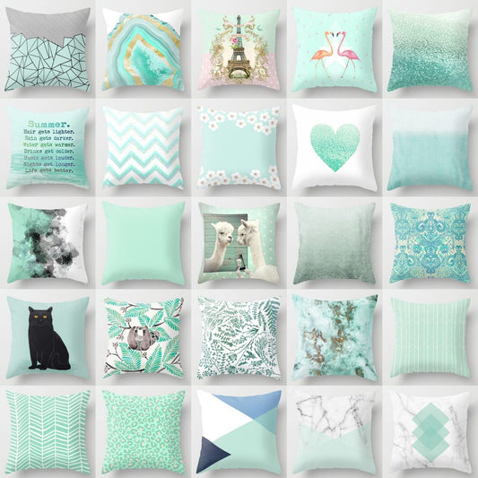 Mint Pillowcase 