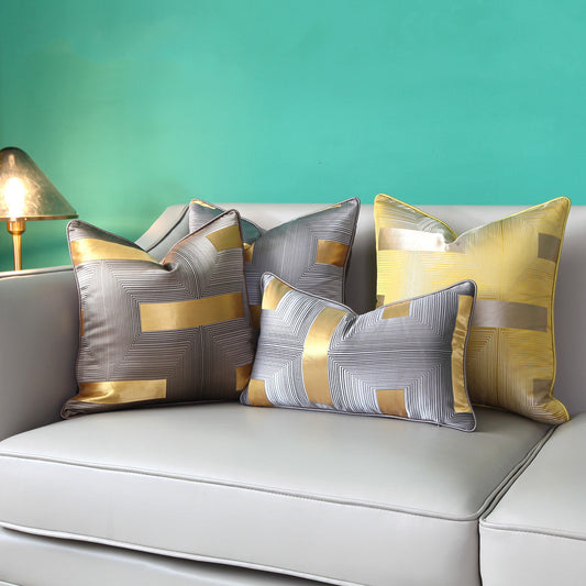 Funda de almohada a rayas para el hogar