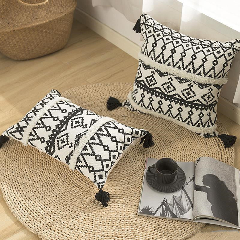Nordic New Moroccan Sofa Cushion - Stylish Waist and Bed Cushion