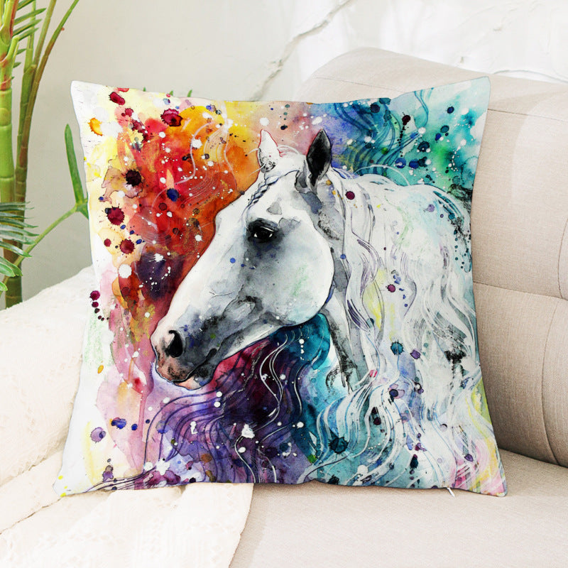 Super Miękka Poszewka na Poduszkę z Lnianego Weluru