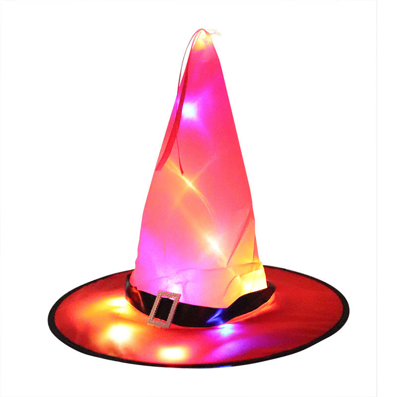 Halloween Decoration – Witch Hat LED Lights with Elf Ears for Kids