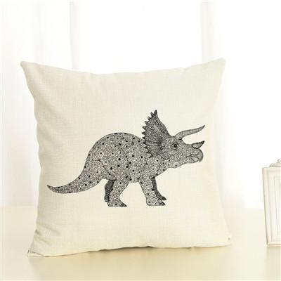 Fundas de almohada de dinosaurios: diseños suaves y elegantes