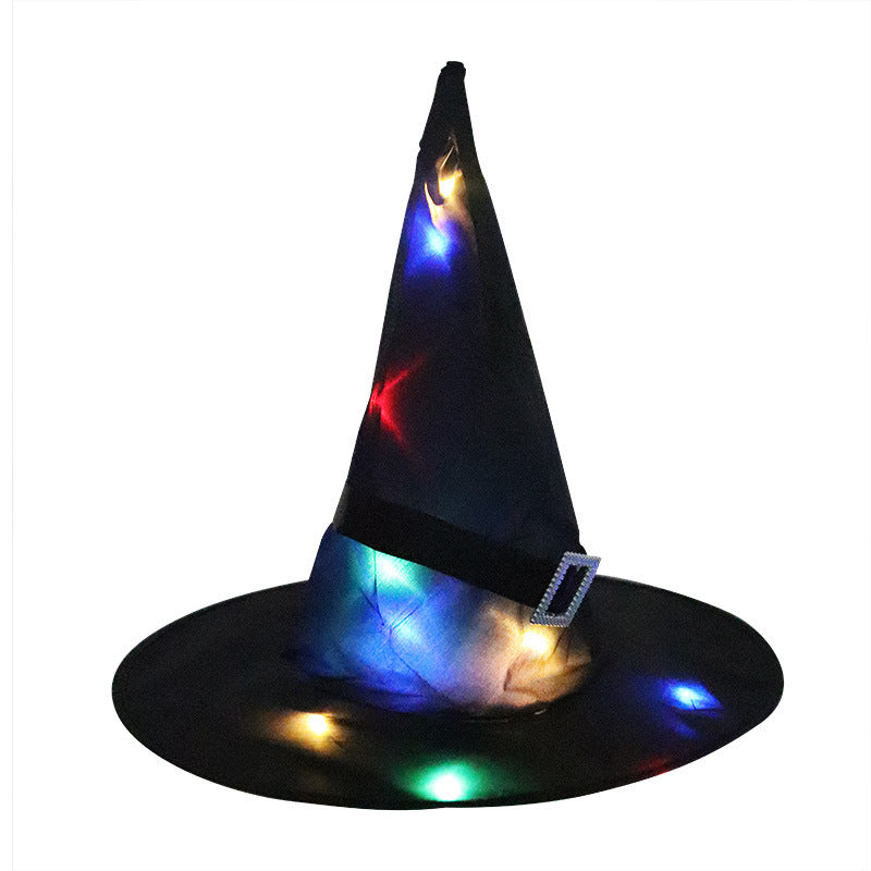 Halloween Decoration – Witch Hat LED Lights with Elf Ears for Kids