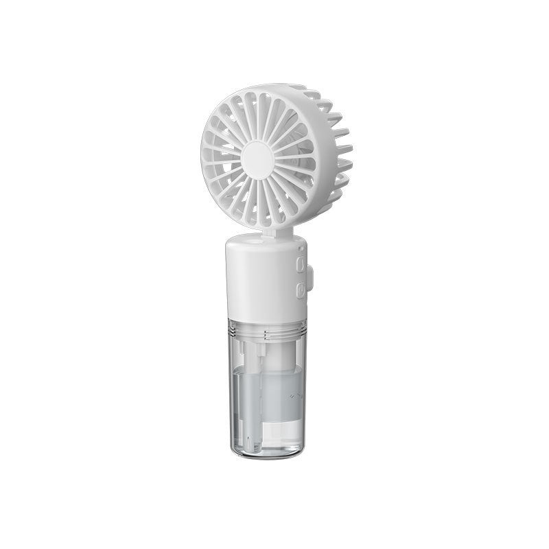Portable Handheld Spray Fan 4-Speed ​​Water Spray Mist Fan Summer Cooling Artifact USB Charging Summer Supplies Outdoor Mini Fan