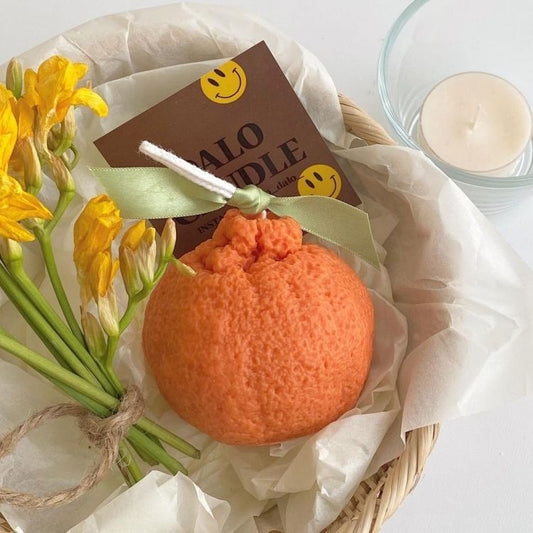 Fruit Candle - Orange Candle Home Decoration