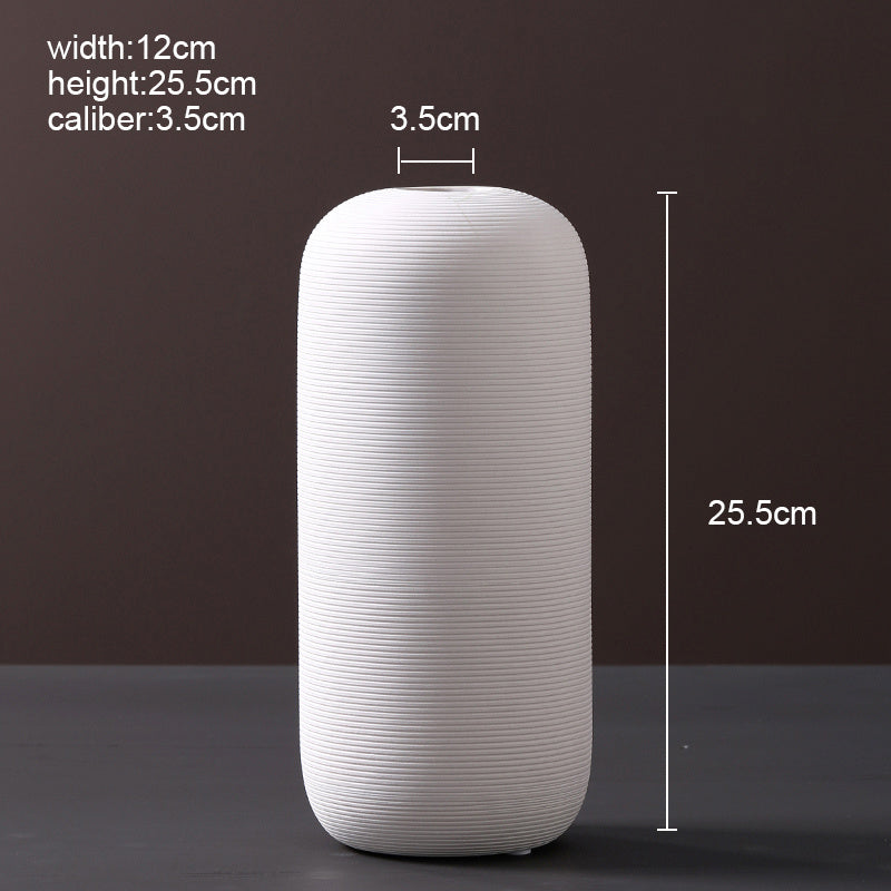 Wazon ceramiczny w stylu skandynawskim