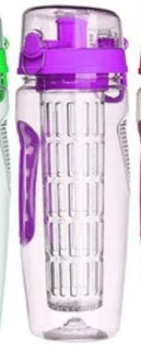 Butelka na wodę z wkładem na owoce BPA-Free - Sportowy Shaker Soków