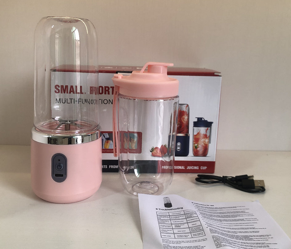Mini Blender 6-ostrzy - Przenośny Sokowirówka z USB do Smoothie