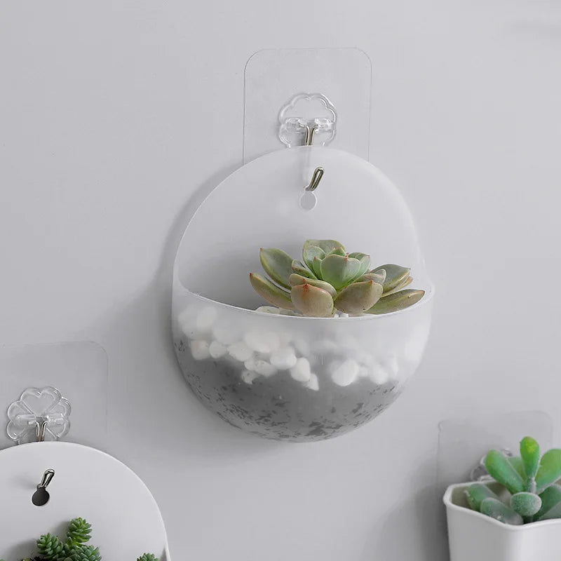 Modern wall decoration, hanging plant vase