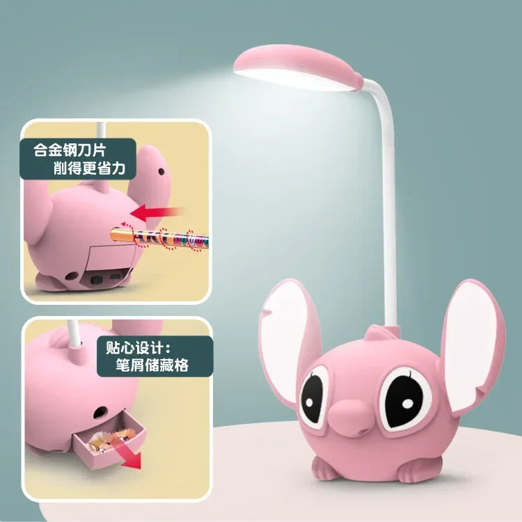 Luz nocturna LED Stitch con sacapuntas