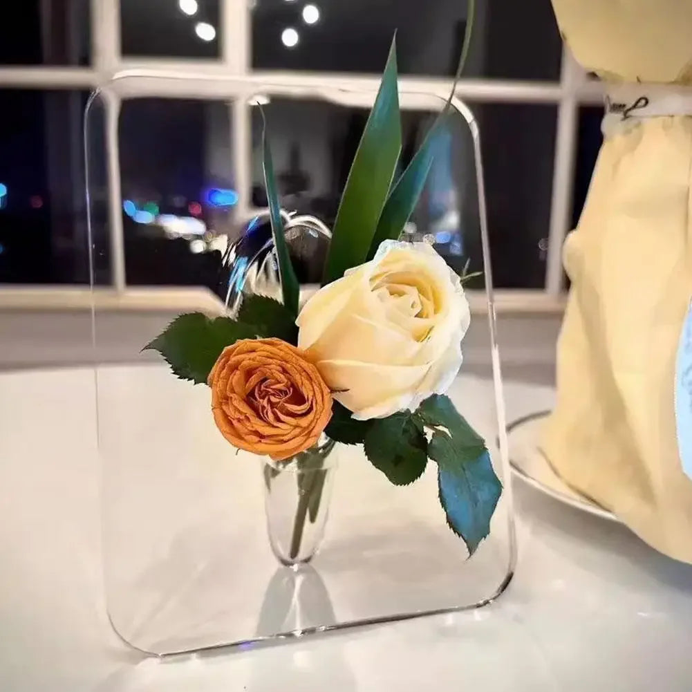 Acrylic Vase and Photo Frame