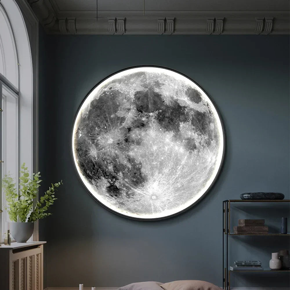 Lámpara LED Luna, decoración de pared para habitación infantil