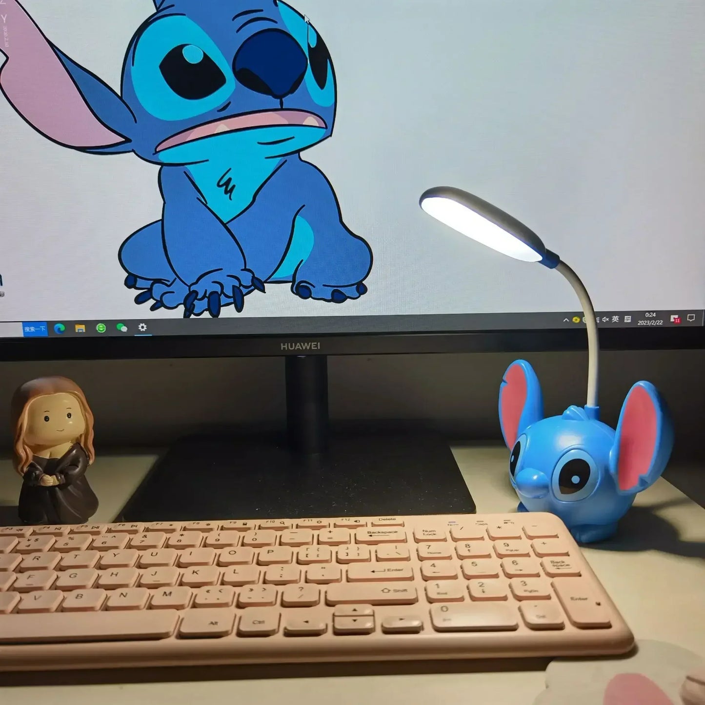 Luz nocturna LED Stitch con sacapuntas