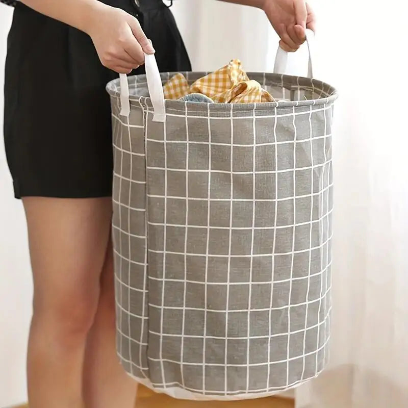 Foldable dirty clothes basket, storage container