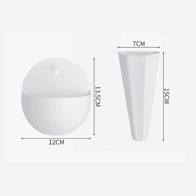 Modern wall decoration, hanging plant vase