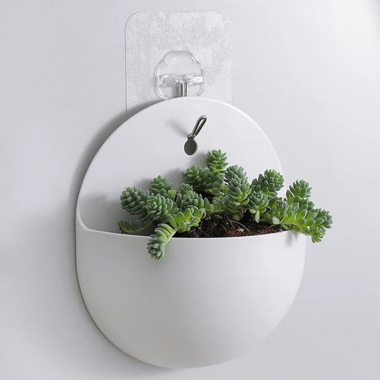 Modern wall decoration, hanging plant vase